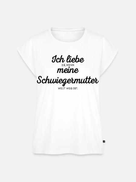 Ich liebe meine Schwiegermutter - Frauen Premium Bio Top - Weiß