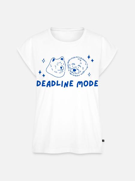 Deadline Mode - Frauen Premium Bio Top - Weiß