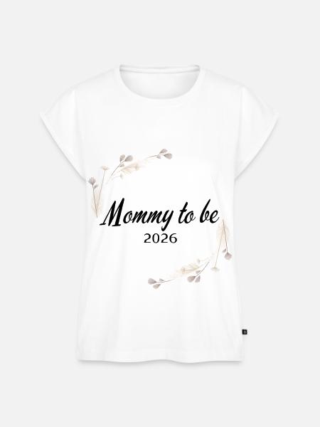 Mommy to be  - Frauen Premium Bio Top - Weiß