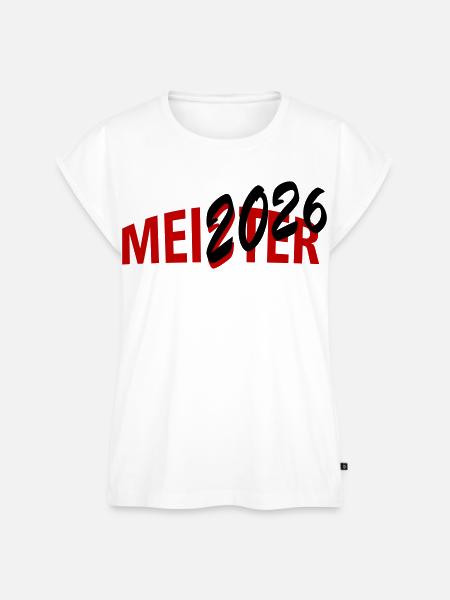 Meister 2026 Meisterschaft - Frauen Premium Bio Top - Weiß