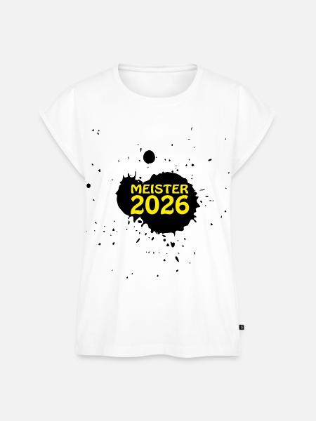 Meister 2026 Meisterschaft - Frauen Premium Bio Top - Weiß