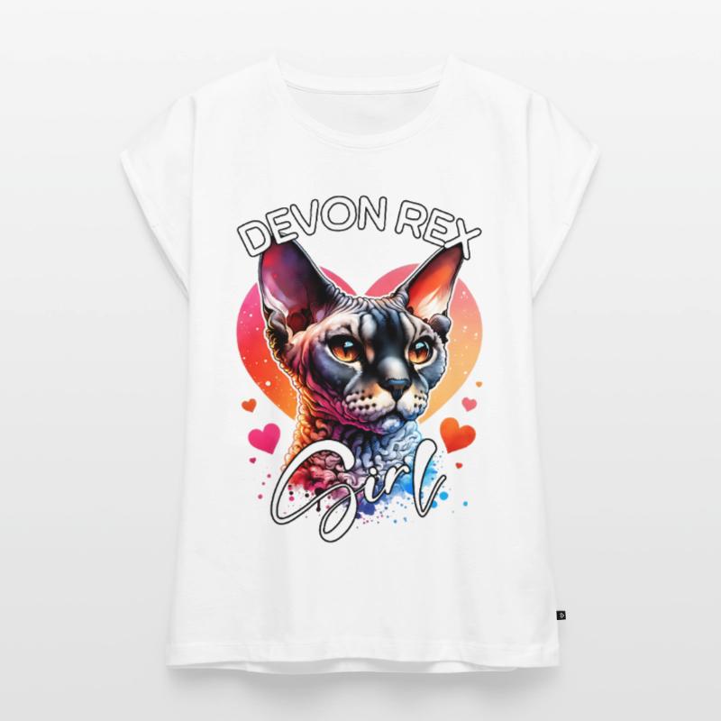 Devon Rex Mädchen Devon Rex Frauen Premium Bio Top
