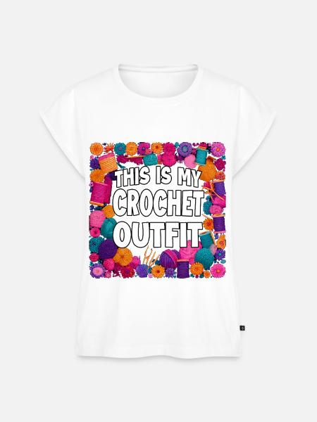 This Is My Crochet Outfit - Frauen Premium Bio Top - Weiß
