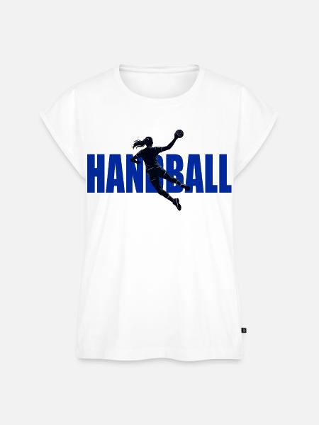 Handball - Frauen Premium Bio Top - Weiß