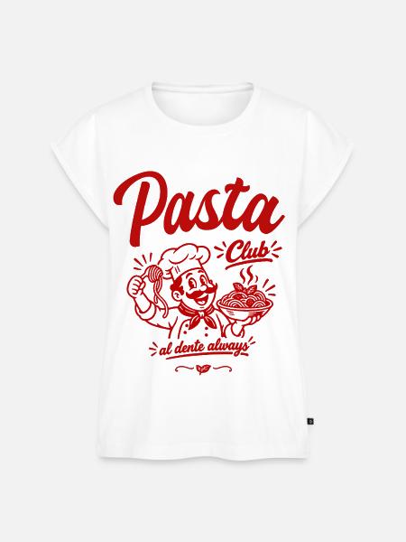 Pasta Club - Frauen Premium Bio Top - Weiß
