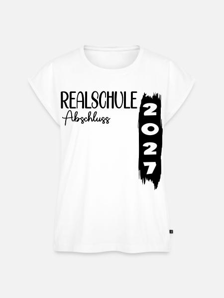 Realschule 2027 Abschluss - Frauen Premium Bio Top - Weiß