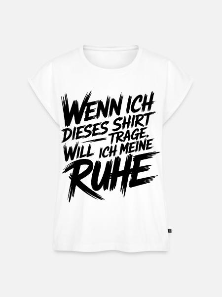 Ruhemodus - Frauen Premium Bio Top - Weiß