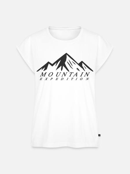 Mountain Expedition - Frauen Premium Bio Top - Weiß