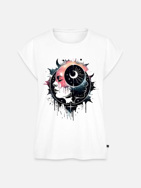 Astraler Wanderer - Frauen Premium Bio Top - Weiß