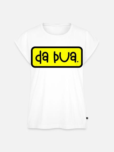 da Bua - Frauen Premium Bio Top - Weiß