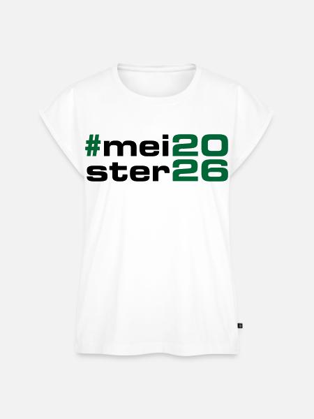 Meister 2026 Meisterschaft - Frauen Premium Bio Top - Weiß