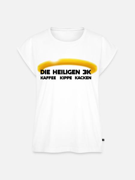 Die heiligen 3 K - Frauen Premium Bio Top - Weiß