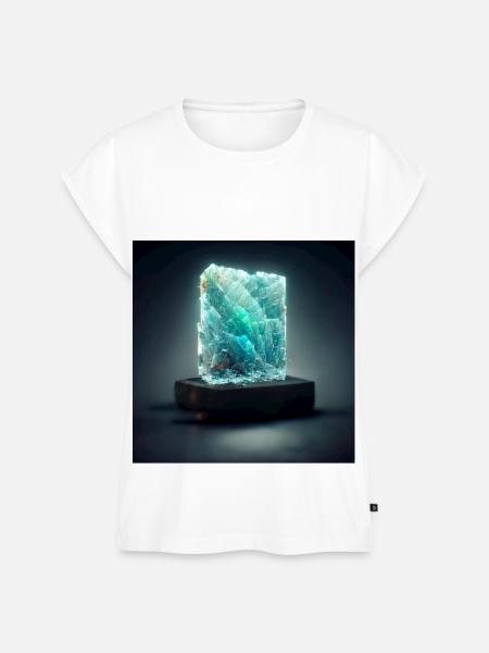 Light Crystal - Frauen Premium Bio Top - Weiß