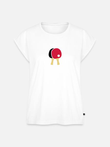 Tischtennisschläger - Frauen Premium Bio Top - Weiß