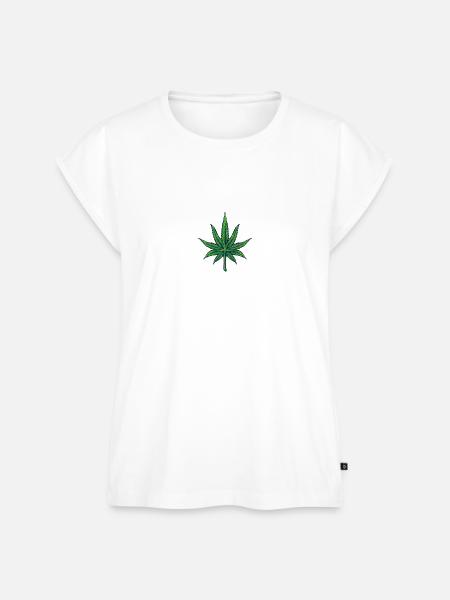 Leaf - Frauen Premium Bio Top - Weiß