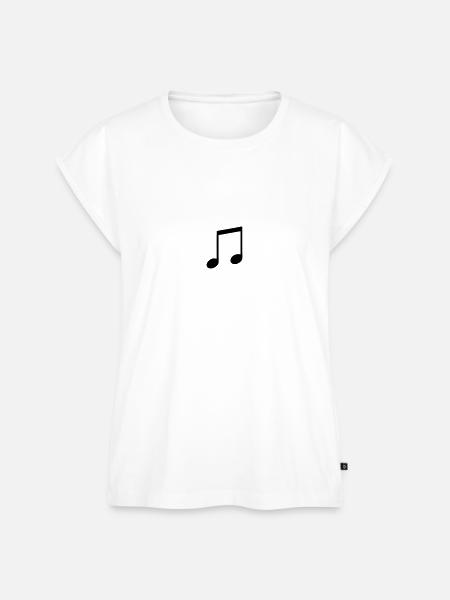 note simpel - Frauen Premium Bio Top - Weiß