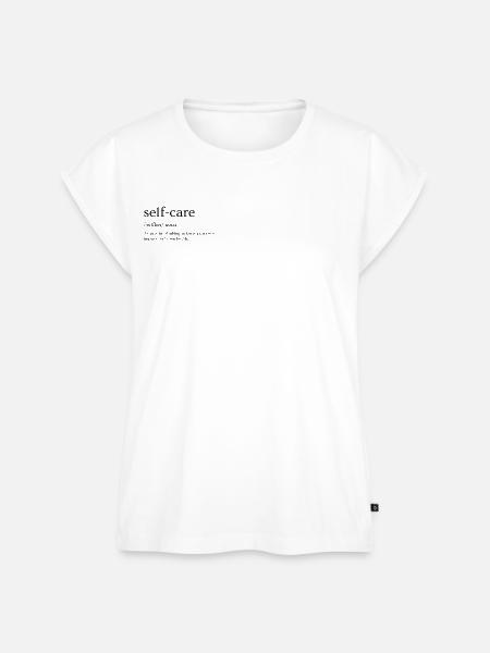 Self Care - Frauen Premium Bio Top - Weiß