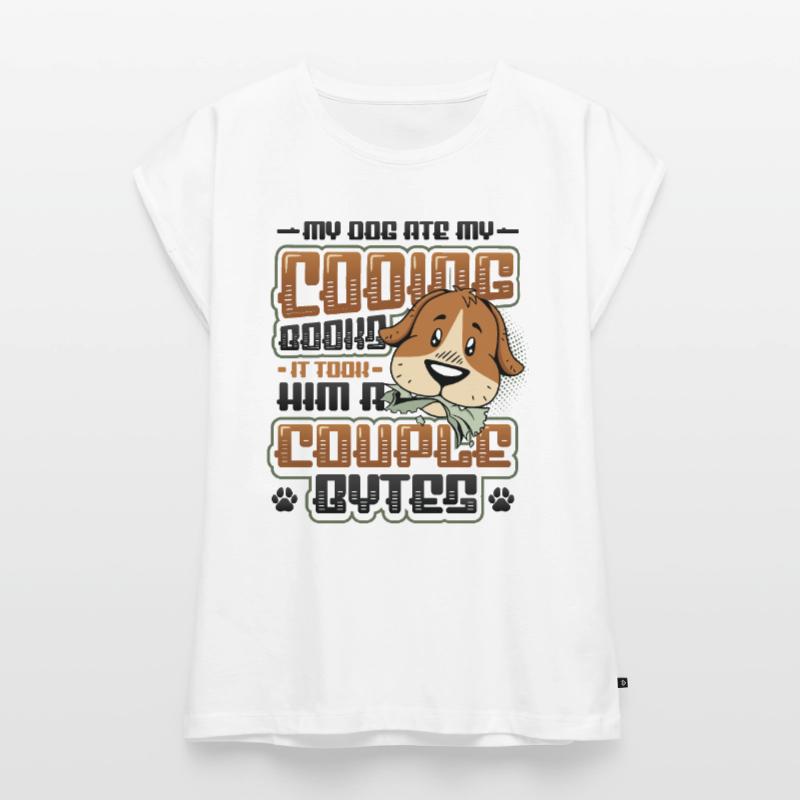 Hund Bytes Code Computer Witz Programmierung Frauen Premium Bio Top