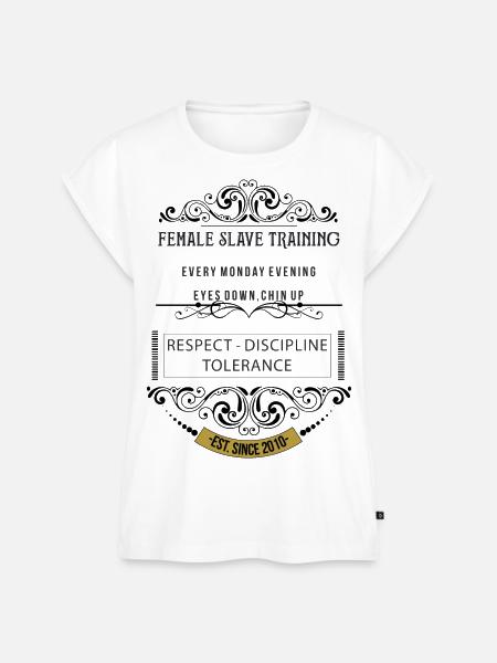female slave training - Frauen Premium Bio Top - Weiß