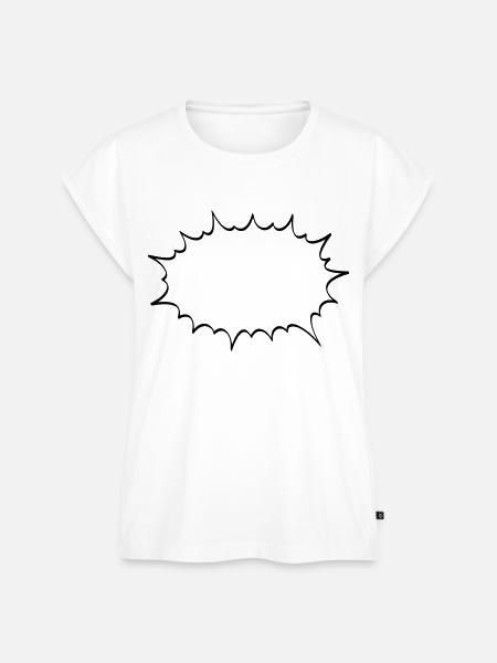 Knall - Frauen Premium Bio Top - Weiß