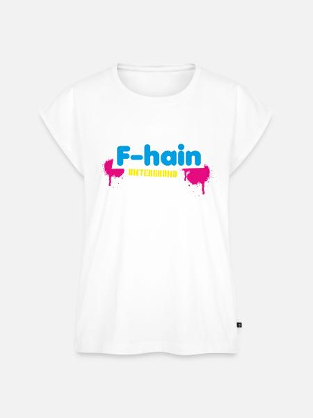 F Hain Berlin - Frauen Premium Bio Top - Weiß