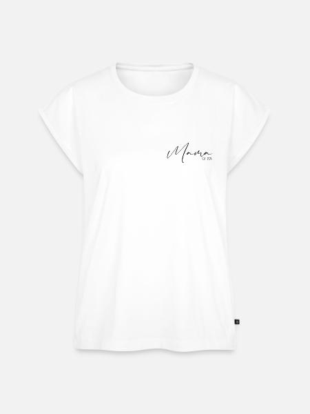 Mama est 2026 - Frauen Premium Bio Top - Weiß