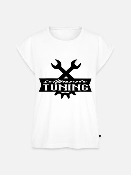 selfmade tuning - Frauen Premium Bio Top - Weiß