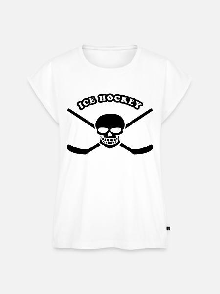 eishockey - Frauen Premium Bio Top - Weiß