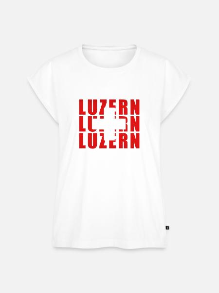 LUZERN - Frauen Premium Bio Top - Weiß