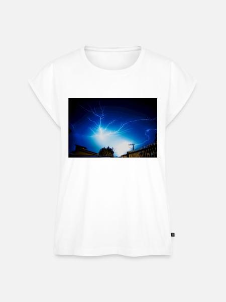 Gewitter - Frauen Premium Bio Top - Weiß