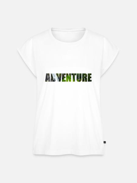 ADVENTURE - Frauen Premium Bio Top - Weiß