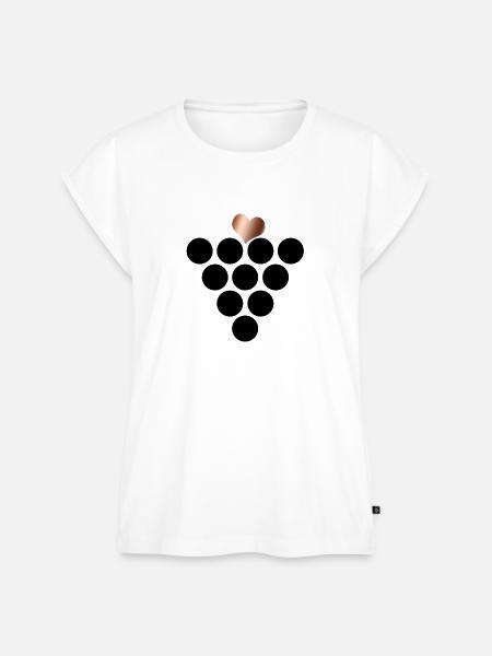 Pfälzer Liebe - Frauen Premium Bio Top - Weiß