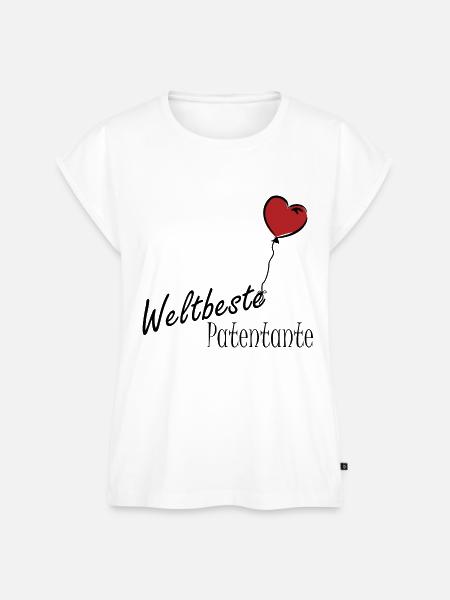 Weltbeste Patentante - Frauen Premium Bio Top - Weiß