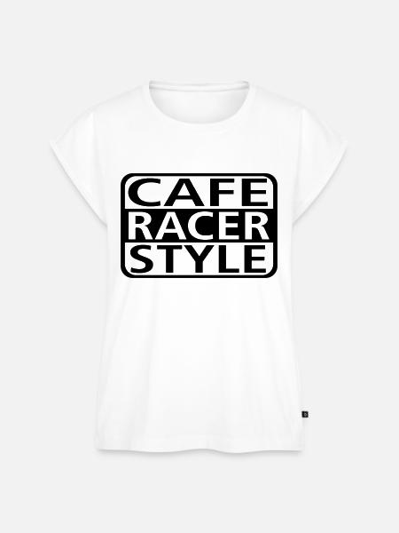 Cafe Racer Style - Frauen Premium Bio Top - Weiß