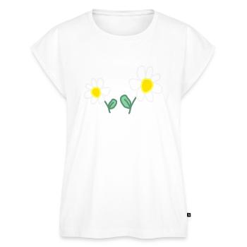 Garten Blumen Gartenarbeit Lustige Sprüche - Frauen Premium Bio Top - Weiß - Vorne - AI Model Female 172 light (172cm)