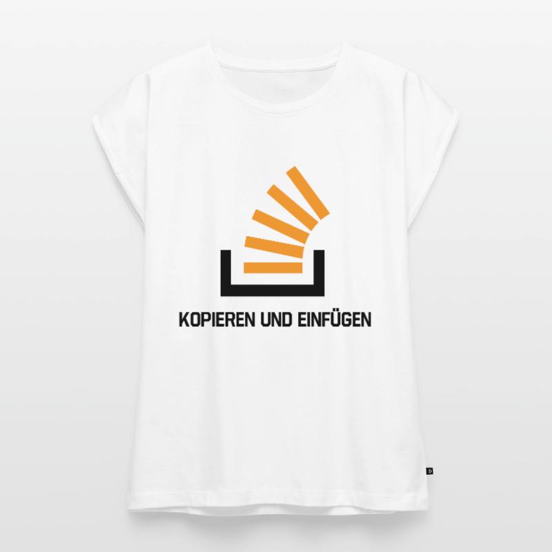 Copy And Paste Programmer Developer Coder Nerd Frauen Premium Bio Top