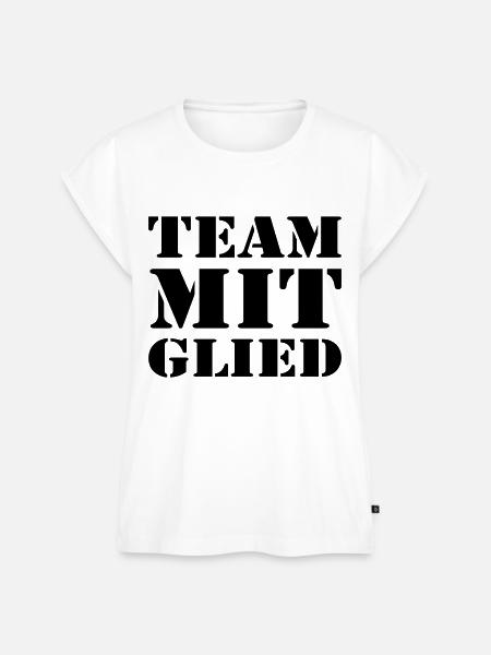 team mitglied - Frauen Premium Bio Top - Weiß