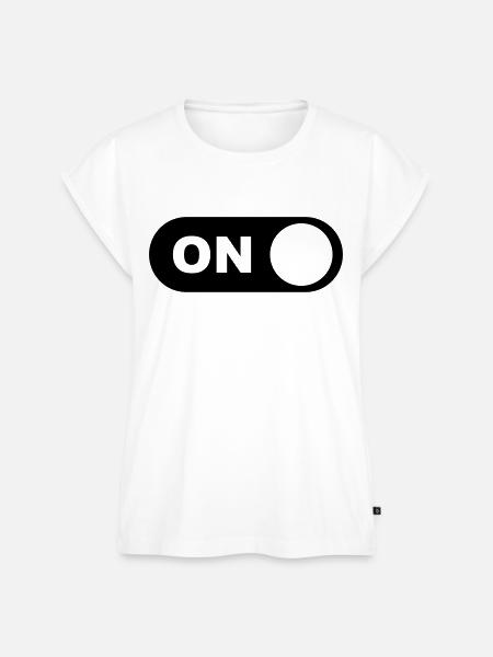 Mode On (Muster) - Frauen Premium Bio Top - Weiß