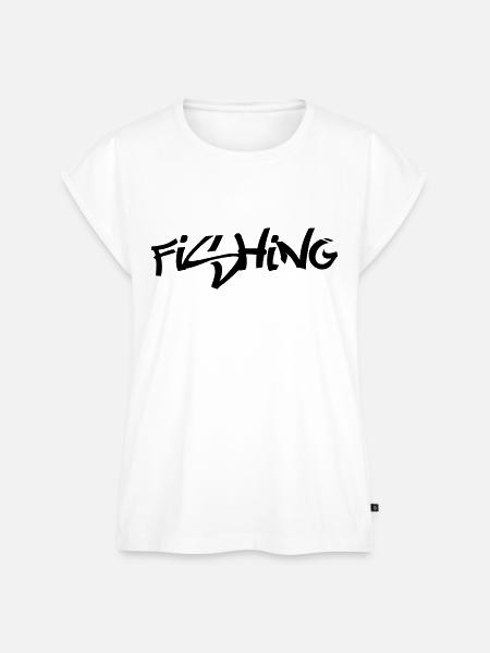 Fishing - Frauen Premium Bio Top - Weiß
