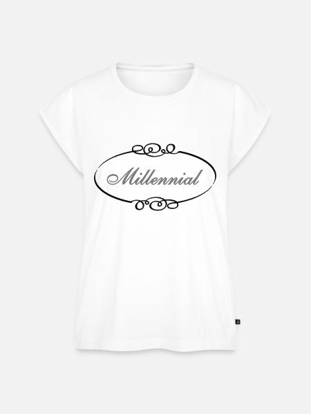 Millennial - Frauen Premium Bio Top - Weiß