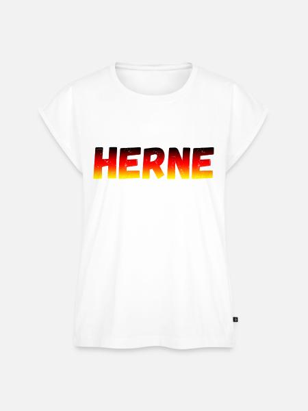 Herne - Frauen Premium Bio Top - Weiß