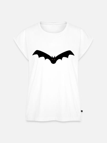 Bat - Frauen Premium Bio Top - Weiß