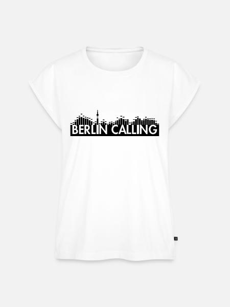 Berlin Calling Shirts - Frauen Premium Bio Top - Weiß