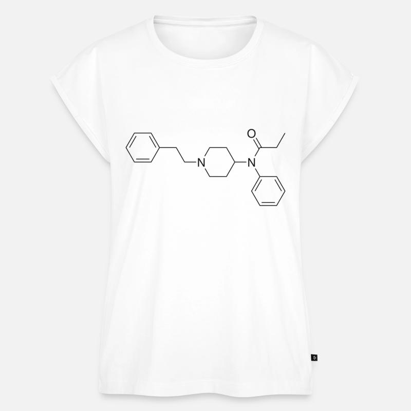 Fentanyl structural formula - Women’s Premium Organic Top - white