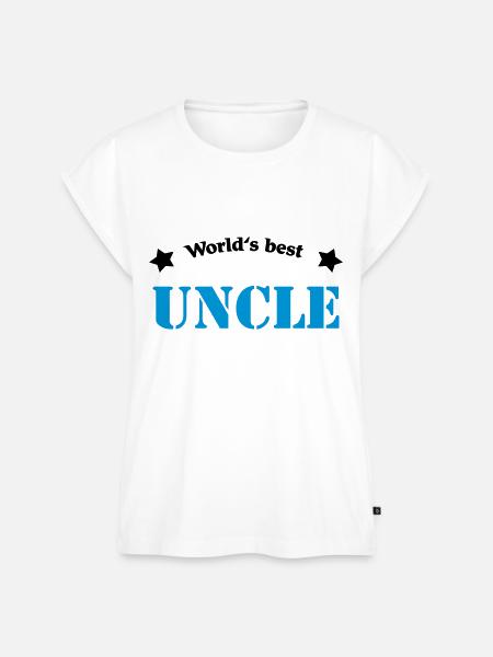 World's best Uncle - Frauen Premium Bio Top - Weiß
