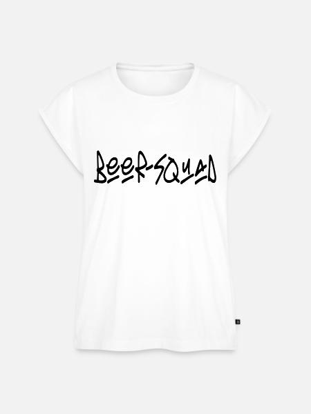 beer-squad - Frauen Premium Bio Top - Weiß