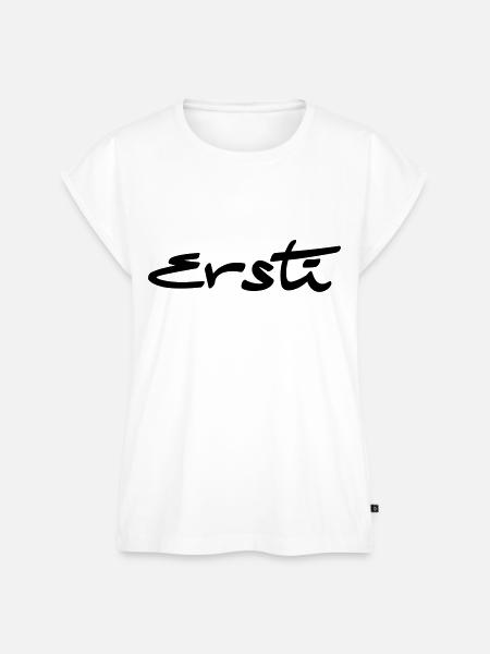 ersti - ob Semensterneulinge oder Erstklässler - Frauen Premium Bio Top - Weiß