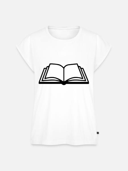 buch - Frauen Premium Bio Top - Weiß