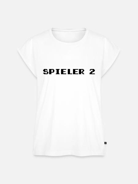 Spieler Nr.2 - Frauen Premium Bio Top - Weiß