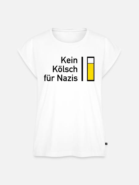 Kein Kösch für Nazis - Frauen Premium Bio Top - Weiß